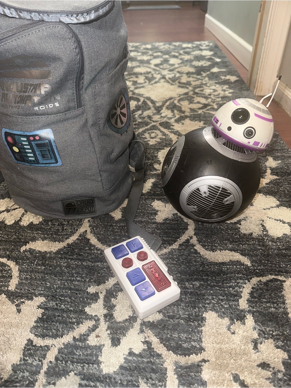 Star Wars BB-8 Style Remote Droid in Black, White and Purple
